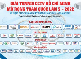 Giải quần vợt CCTV Hồ Chí Minh mở rộng lần thứ 5 năm 2022
