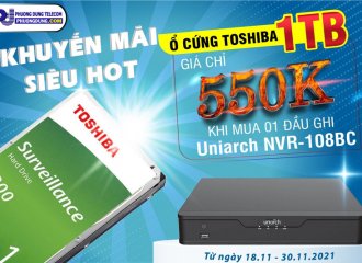 KHUYẾN MÃI Ổ CỨNG CHUYÊN DỤNG TOSHIBA 1TB GIÁ CHỈ 550.000