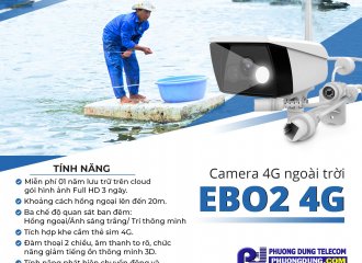 CAMERA 4G EBITCAM CAO CẤP LẮP NGOÀI TRỜI