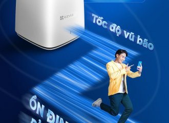 Bộ WiFi Mesh W3R EZVIZ AX1800 WiFi 6 Băng Tần Kép Giá Rẻ