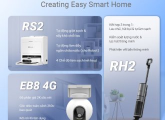 EZVIZ - THAY BẠN LÀM NHỮNG CÔNG VIỆC DỌN DẸP NẶNG NHỌC