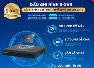  ĐẦU GHI HÌNH S-XVR TÍCH HỢP Ổ CỨNG SSD 