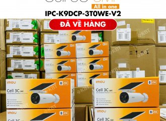 Camera pin tích hợp solar tấn pin mặt trời Cell 3C IMOU IPC-K9DCP-3T0WE-V2 2K