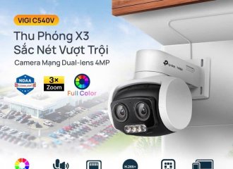 Trải Nghiệm Giám Sát Vượt Trội Với Camera TP-Link VIGI C540V Thu Phóng 3X