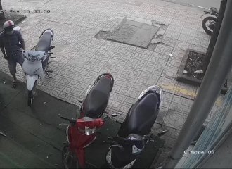 BẮT ĐƯỢC TRỘM XE NHỜ HỆ THỐNG CAMERA AN NINH PHÁT HIỆN