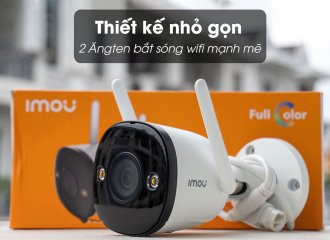 Camera ngoài trời Imou IPC-F42FEP-D 4MP 2K, H.265, IP67, thẻ nhớ Micro SD, đàm thoại 2 chiều
