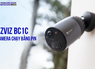 Camera IP Wifi dùng pin EZVIZ BC1C hoạt động lên đến 210 ngày