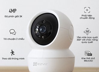 Camera EZVIZ H6c 2K 4MP Nét Cao Thông Minh Giá Rẻ