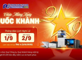 THÔNG BÁO NGHỈ LỄ QUỐC KHÁNH 2/9 – TẾT ĐỘC LẬP