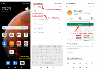 HƯỚNG DẪN CÀI ỨNG DỤNG IMOU LIFE TRÊN ĐIỆN THOẠI ĐƠN GIẢN NHẤT