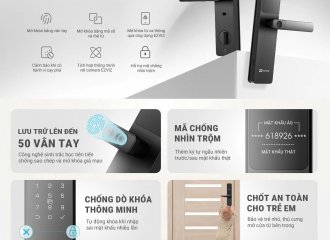 Khóa Vân Tay Thông Minh EZVIZ Y2000 – Giải Pháp An Ninh Toàn Diện Cho Gia Đình