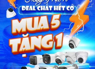 Khuyến mãi camera giám sát tháng 9 – Mua 5 Tặng 1 tại Phương Dung Telecom