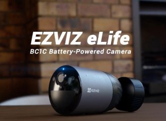 Camera pin sạc wifi Ezviz BC1C eLife Video 1080P có thể kết hợp với Pin mặt trời solar ( Bộ Camera +