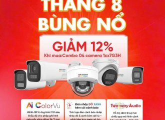 THÁNG 8 BÙNG NỔ – MUA COMBO CAMERA HIKVISION GIẢM NGAY 12% 