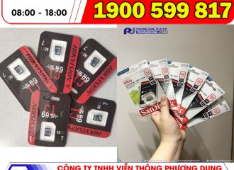 So sánh thẻ nhớ Sandisk và thẻ nhớ thẻ nhớ Hikvision