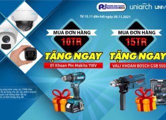 CHƯƠNG TRÌNH KHUYẾN MÃI CAMERA UNIARCH THÁNG 11/2021