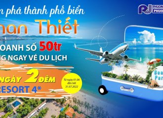 Thông báo tặng vé du lịch Phan Thiết