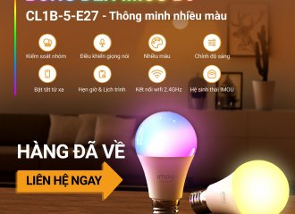 Bóng đèn LED thông minh nhiều màu IMOU CL1B-5-E27