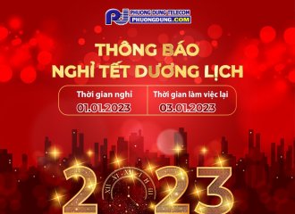 Thông báo nghỉ Tết Dương Lịch năm 2023