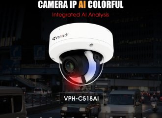  Camera IP Dome hồng ngoại 5.0 Megapixel VANTECH VPH-C518AI