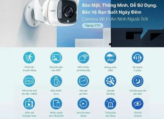 Camera IP Wifi TP-Link Tapo C310 3MP An Ninh Ngoài Trời