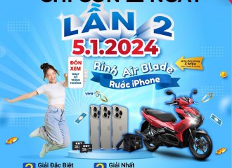 Rinh liền Honda Air Blade và iPhone về tay
