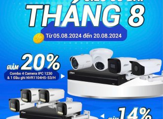Khuyến mãi: Siêu bão táp cùng Camera Dahua 