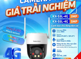 CAMERA 4G Kbvision – Trải Nghiệm Mạnh Mẽ Không Cần Wifi!