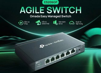 TP-Link Omada ES206GP – Agile Switch 6 Cổng PoE+ Chuyên Dụng