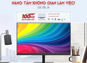 Màn Hình Hikvision DS-D5024F2-AV2 23.8” FHD VA 100Hz – Nâng Tầm Không Gian Làm Việc