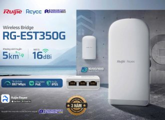 Wireless Bridge Ruijie Reyee RG-EST350G – Kết nối không dây khoảng cách xa ổn định