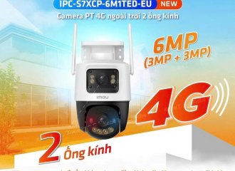 Camera Imou Cruiser Dual 2C 4G – Giải pháp an ninh ngoài trời hiện đại với 2 ống kính