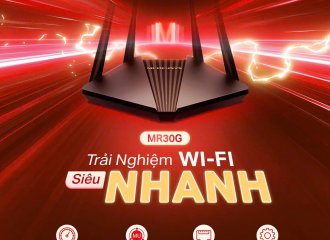 Trải Nghiệm Wi-Fi Siêu Nhanh Cùng Router Mercusys MR30G