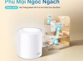 Deco X10 – Hệ Thống Mesh Wi-Fi 6 AX1500 Cho Gia Đình – Kết Nối Mạnh Mẽ, Liền Mạch Mọi Không Gian