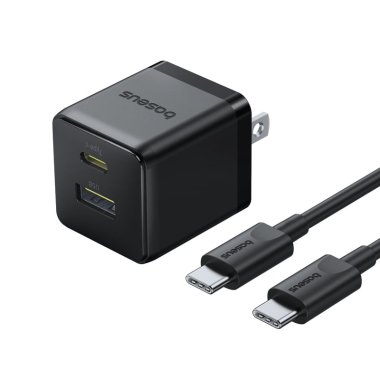 Sạc nhanh Baseus Palm 20W US Cluster Black