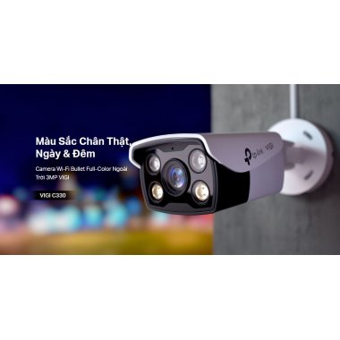 Camera Wi-Fi Bullet Full Color Ngoài Trời 3MP VIGI C330(6mm)