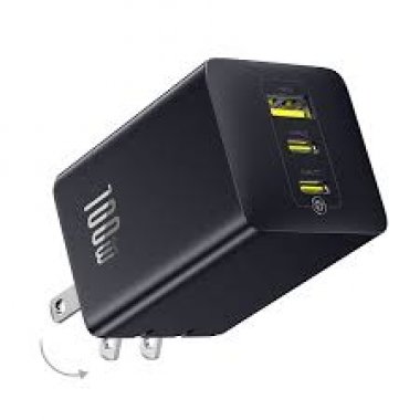 Baseus EnerFill FE11 Fast Charger 2C+U 100W (US Plug) – BLACK