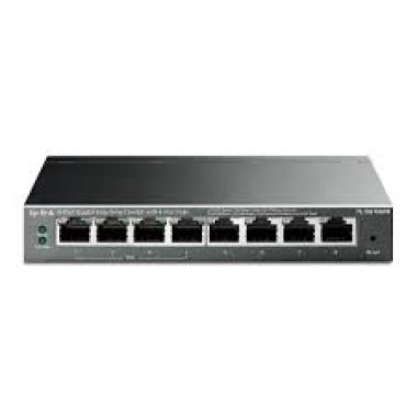 Easy Smart Switch 8 cổng Gigabit với 4 cổng PoE+ TP-LINK TL-SG108PE