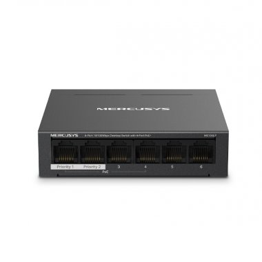 MS106LP Switch 6 cổng 10/100Mbps với 4 cổng PoE+