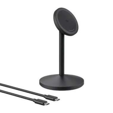 Đế sạc không dây Anker MagGo model A25X1 15W (kèm cáp USB-C) Đen (Black) – Mã: B2B_A25X1H11
