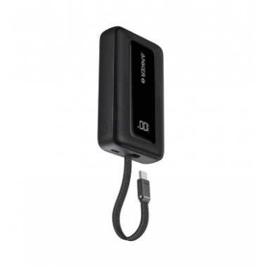 Sạc dự phòng Anker Zolo 1C1A 30W 10000mAh (Built-In USB-C Cable) Đen (Black) B2B_A1688