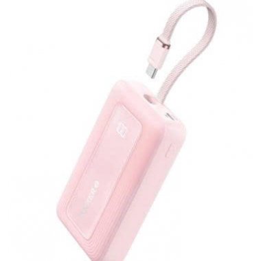 Sạc dự phòng Anker Zolo 1C1A 30W 10000mAh (Built-In USB-C Cable) Hồng (Pink) B2B_A1688