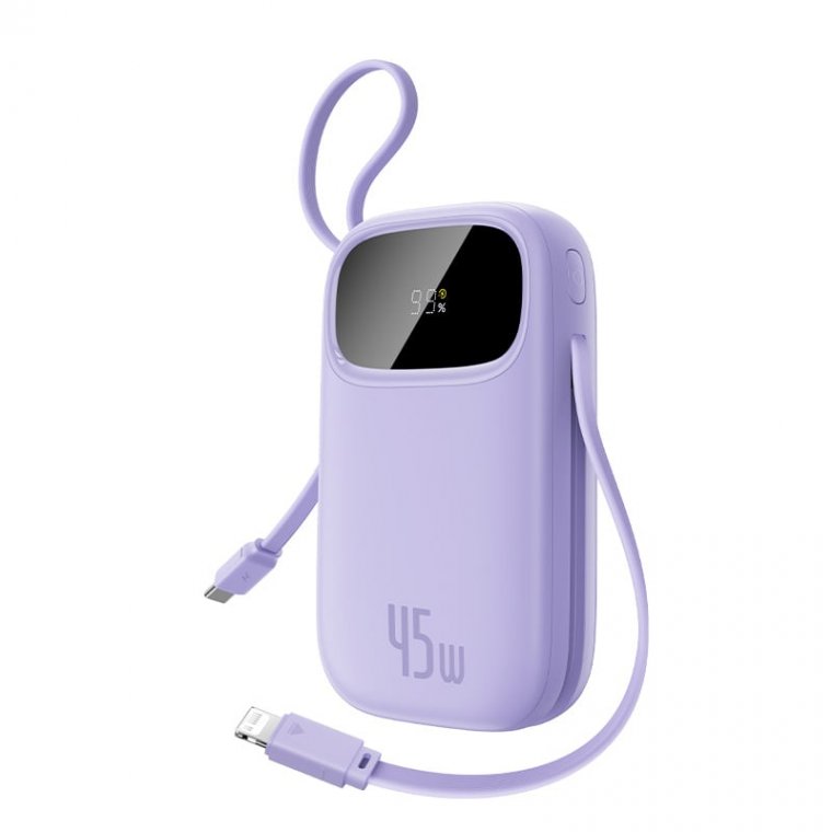 Pin sạc dự phòng Baseus EnerFill FC31 Qpow 3 - 10000mAh/45W Nebula Purple