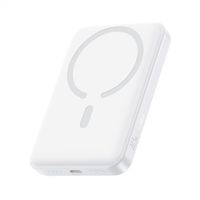 Baseus EnerFill FM11 Ultra-Mini Magnetic Power Bank 10000mAh 22.5W – WHITE (LVA054-1W-22)