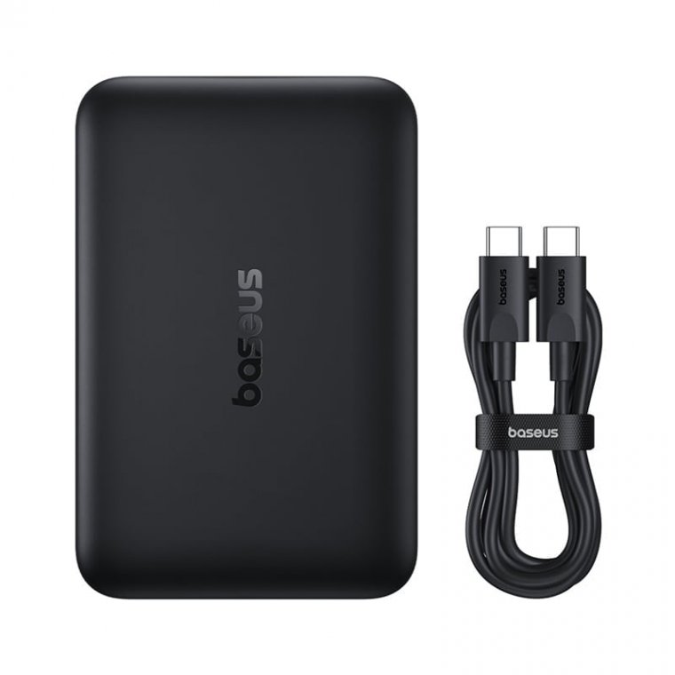 Baseus EnerFill FM11 Ultra-Mini Magnetic Power Bank 10000mAh 22.5W – BLACK (LVA054-1K-22)