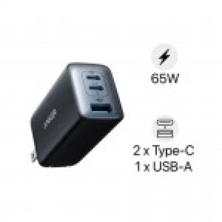 Củ sạc Anker PowerPort III 2C1A 65W Đen (Black) – B2B_A2667J12