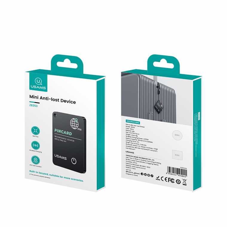 USAMS ZB353 Anti-lost Alarm – BLACK