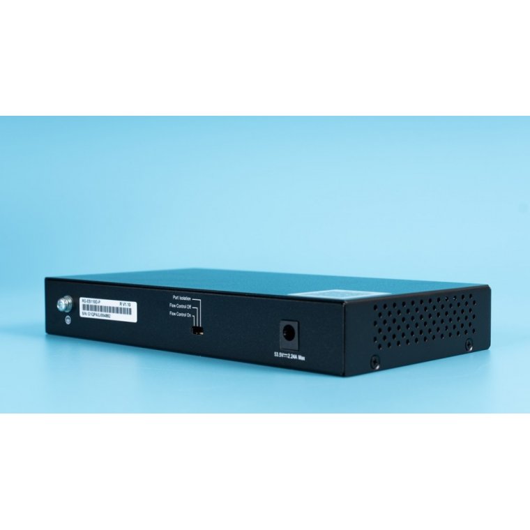Thiết bị chuyển mạch Switch RUIJIE RG-ES110D-P 8-Port 100Mbps + 2-Port Uplink 1000Mbps