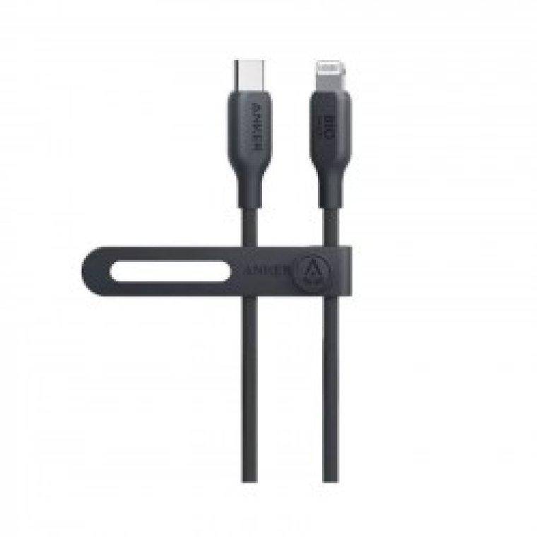 Cáp sạc Anker 542 C-L 1.8m TPE Bio-Based Đen (Black) B2B_A80B2