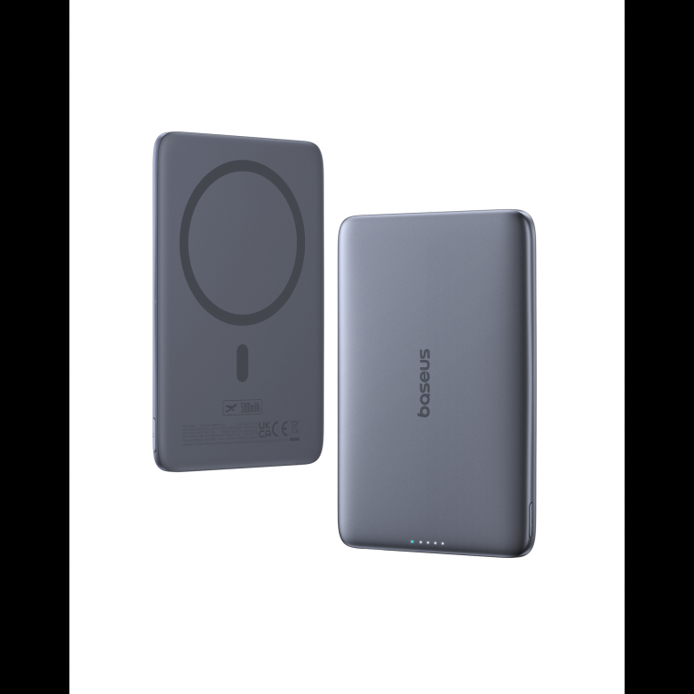 Baseus PicoGo AM41 Ultra-Slim Magnetic Power Bank 5000mAh 20W – GREY ( LVA053-5G-20)